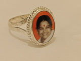 Ring Amma Picture Silver