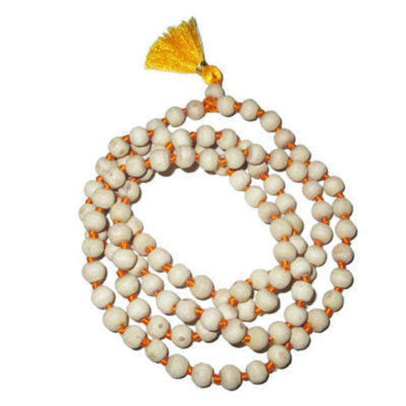 3411 Tulasi Necklace Bead on knotted cord M