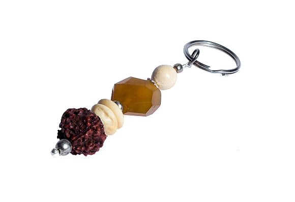 Rudraksha Key Chain